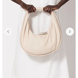 Cleobella Sansa leather Hobo Bag - Ivory